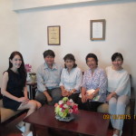 Miss Titiya Hongsawong, Mrs. Jinda Suteerasan and Mrs. Sirisopa Mebarame visited Manose Health and Beauty Research Center