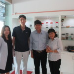 ผู้บริหารจาก Natural Solution Co., Ltd. ประเทศเกาหลีเข้าเยี่ยมชมศูนย์วิจัยสุขภาพและความงาม มาโนเซ่