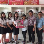 Dr.Theerapong Tangjai together with three first year students in the Pharmacy Orientation Course from Faculty of Pharmacy, Payap University in Chiang Mai have visited and interviewed the executives, pharmacists and researchers of Manose Health and Beauty Research Center.