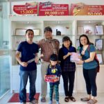 Dr. Korakot  Chansareewittaya from Public Health Program, School of Health Science, Mae Fah Luang University, the former RGJ-PhD student of Professor Dr. Aranya  Manosroi (Major Advisor) and Professor Dr. Jiradej  Manosroi (Co-Advisor) at Faculty of Pharmacy, Chiang Mai University, together with her family have visited and presented a New Year gift to the Executives of Manose Health and Beauty Research Center on the occasion of New Year 2021.